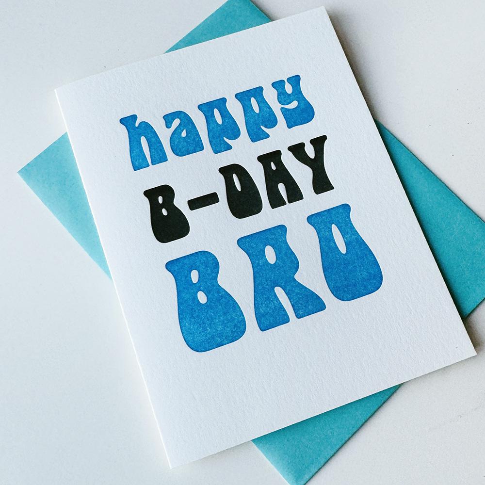 Bro Birthday Card