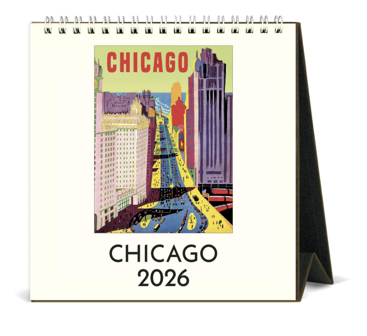 2026 Desk Calendar Chicago