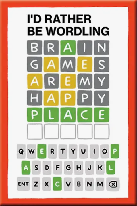 Rather Be Wordling Magnet