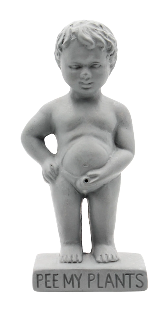 Pee My Plant Watering Statue