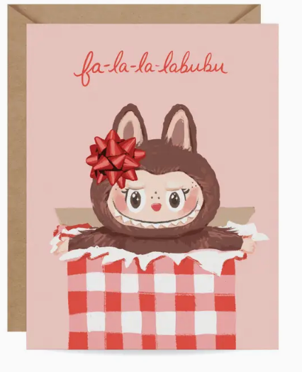 Fa La La Labubu Holiday Card