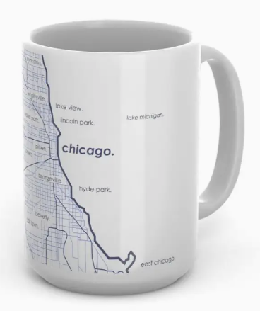Chicago Map Mug