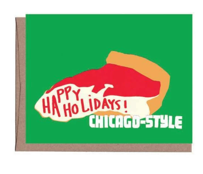 Chicago Pizza Holiday Card