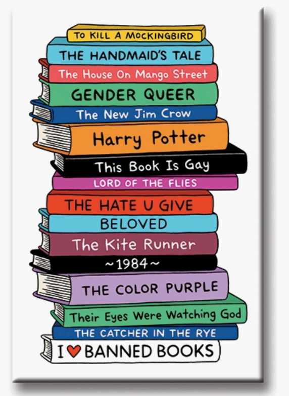 Banned Books Magnet