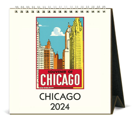 2024 Chicago Desk Calendar