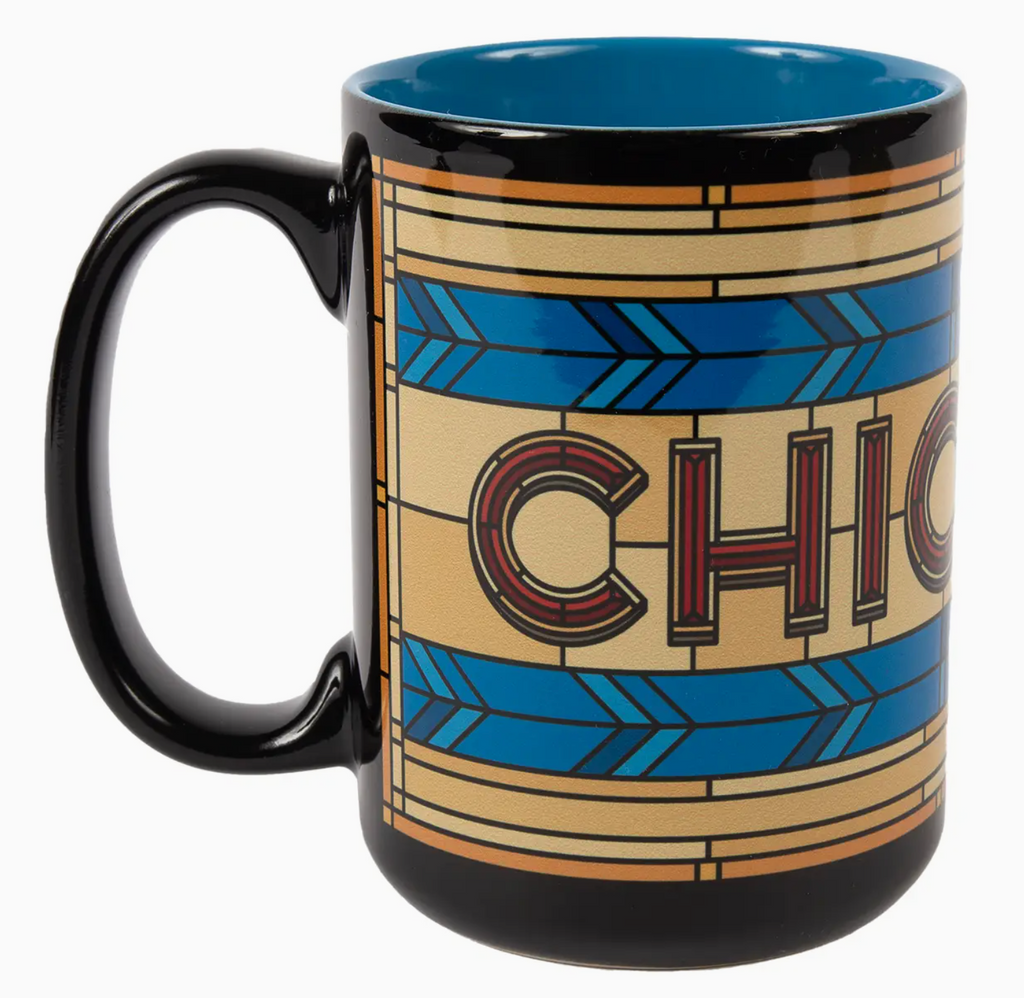 Chicago Stained Glass Mug
