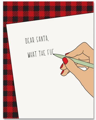 Dear Santa WTF Card