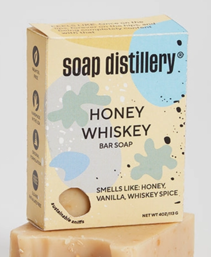Honey Whiskey Soap Bar