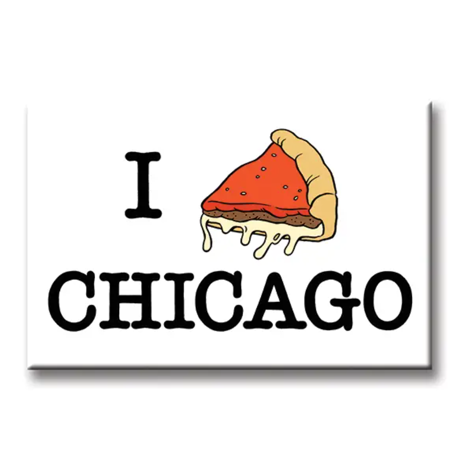 Chicago Pizza Magnet