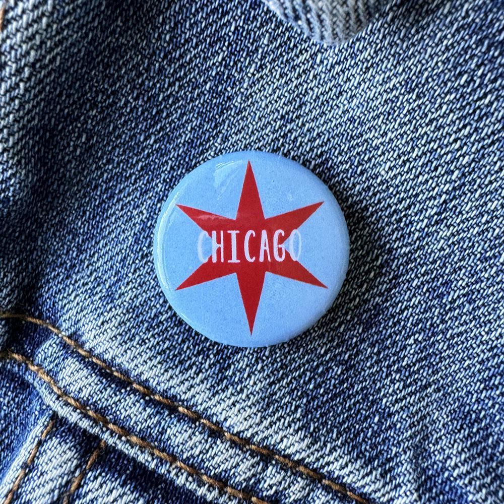 Chicago Star Button
