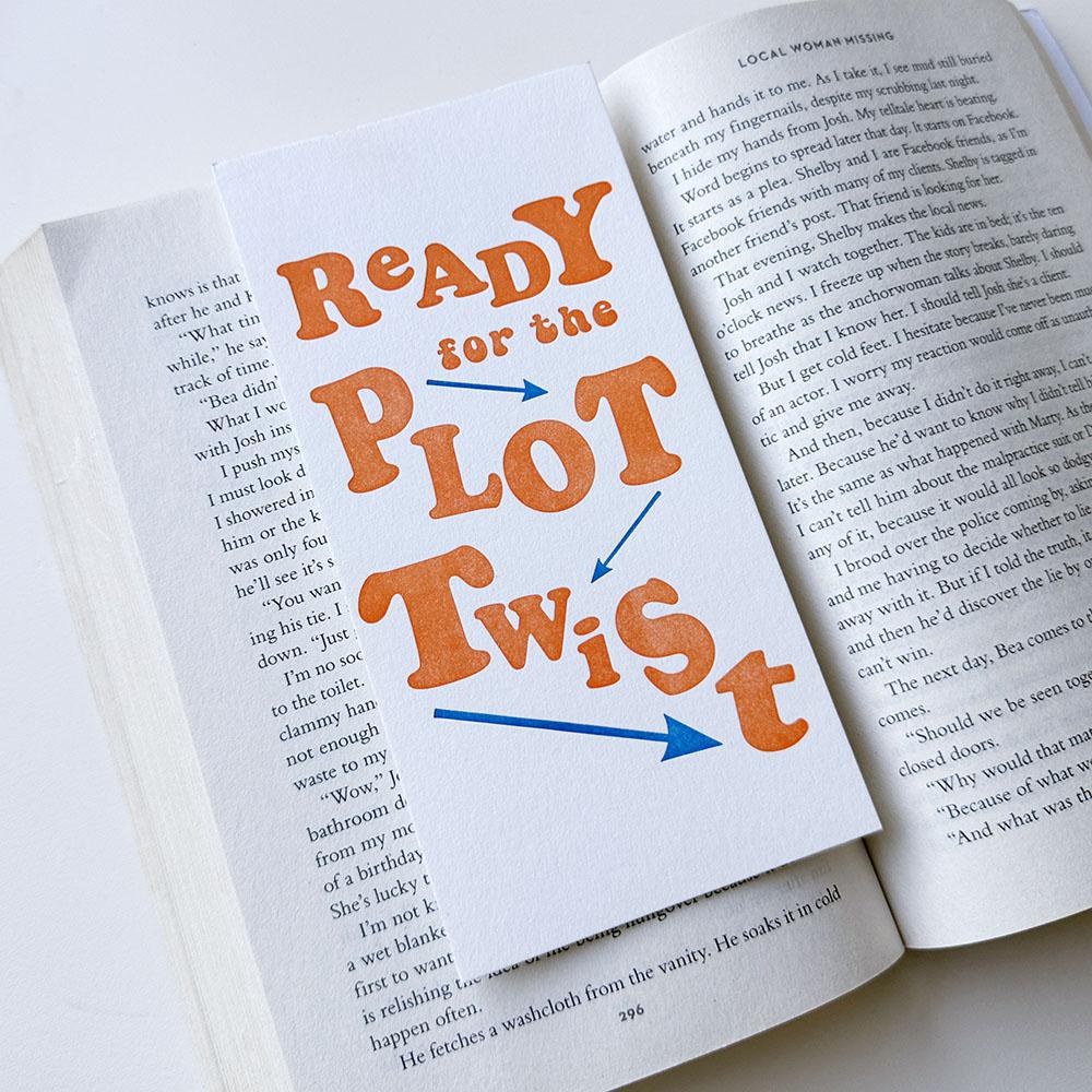 Plot Twist Bookmark