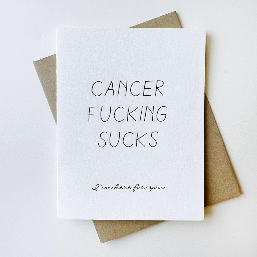 Cancer Sucks Card