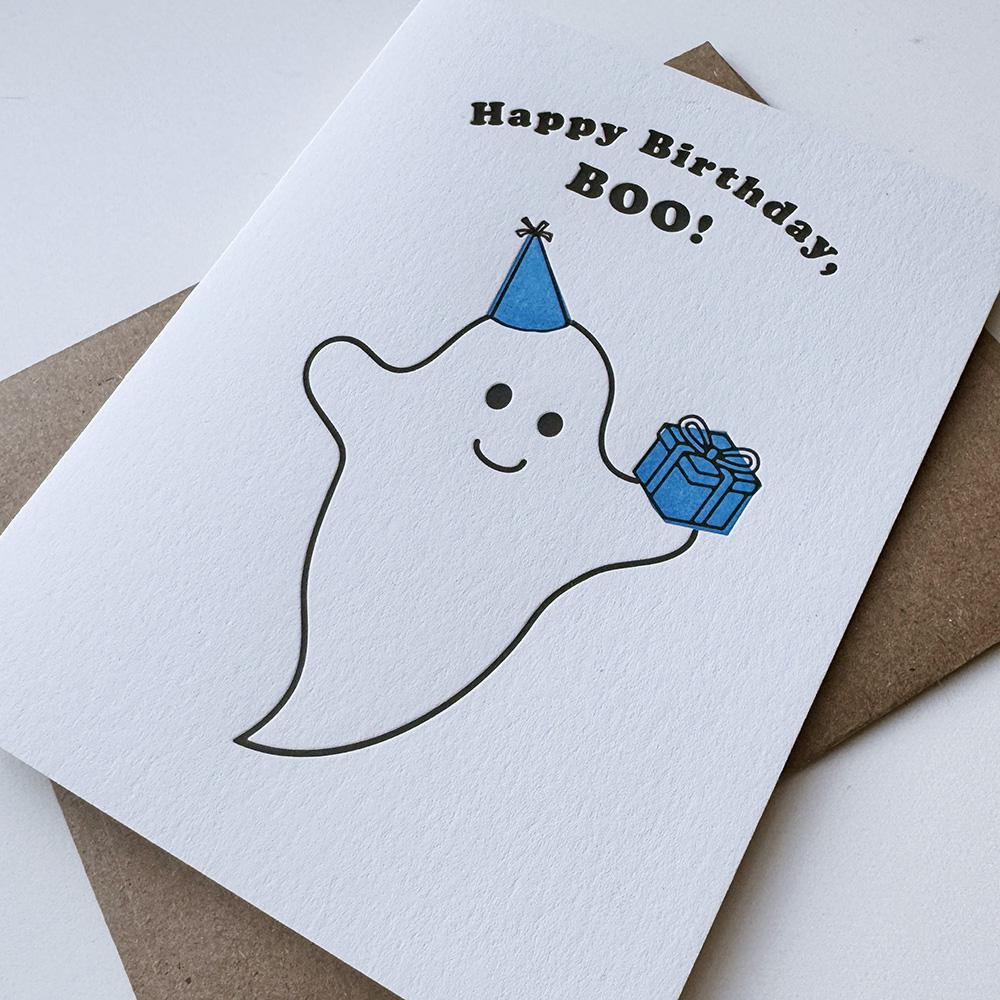 Boo Birthday Card