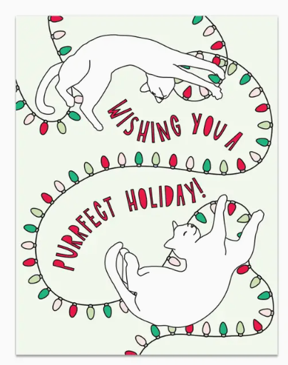 Purrfect Cats Holiday Card