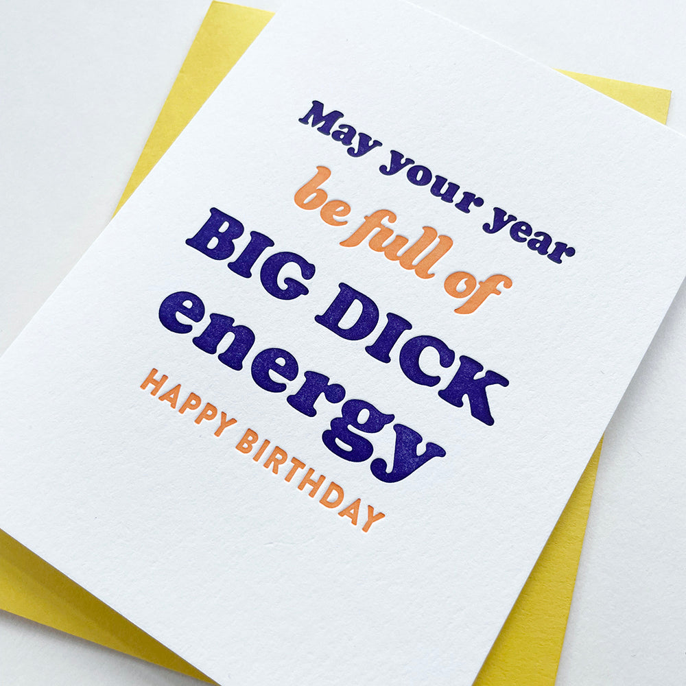 Birthday Card Big D Energy