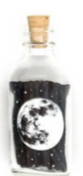 Moon Matches in a Bottle  Mini