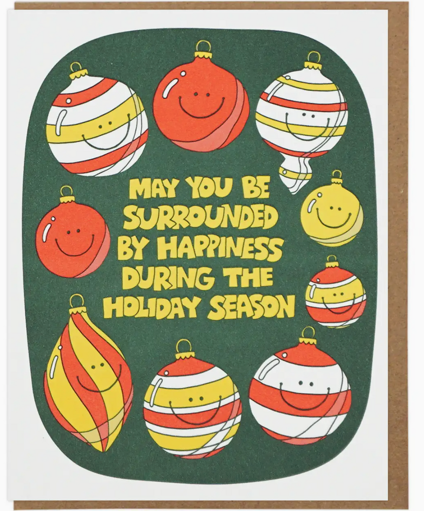 Surrounded By Happiness Holiday Card