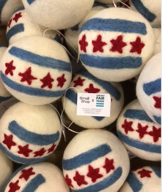Chicago Felt Ornament