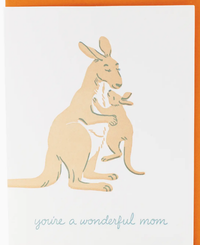 Wonderful Mom Kangaroos Card
