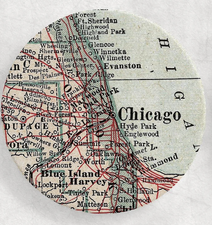 Chicago Ceramic Coaster
