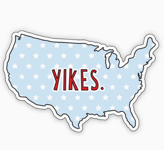 Yikes America Sticker