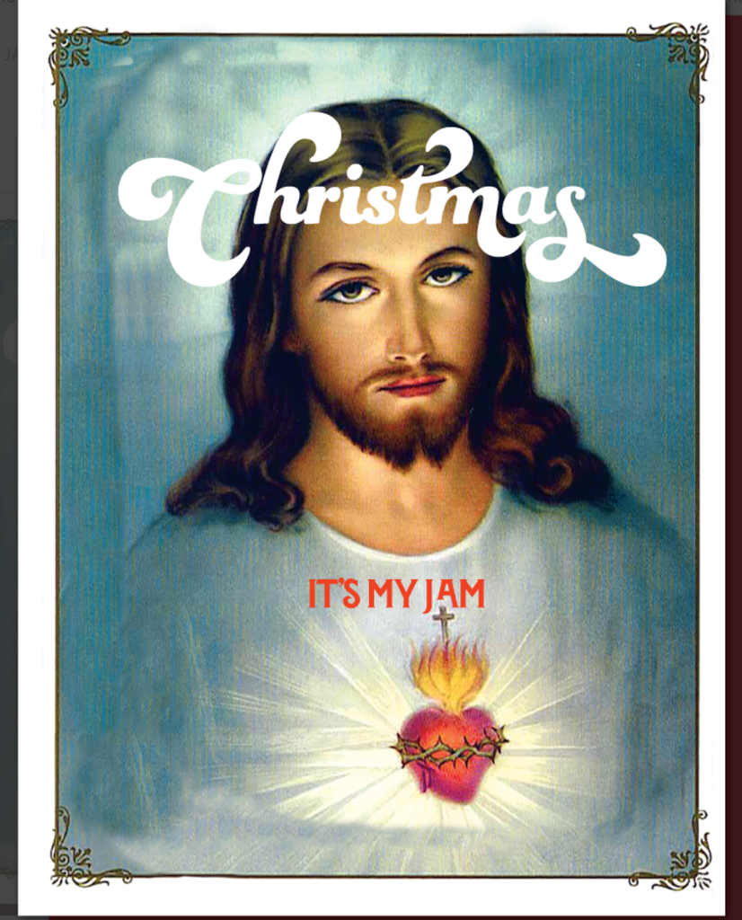 Jesus Christmas Its My Jam Card - OD