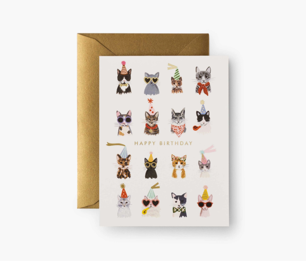 Cool Cats Birthday Card