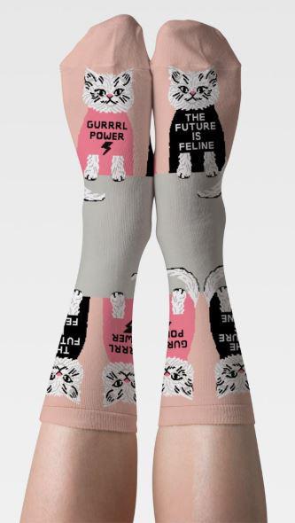 Future Is Feline Socks