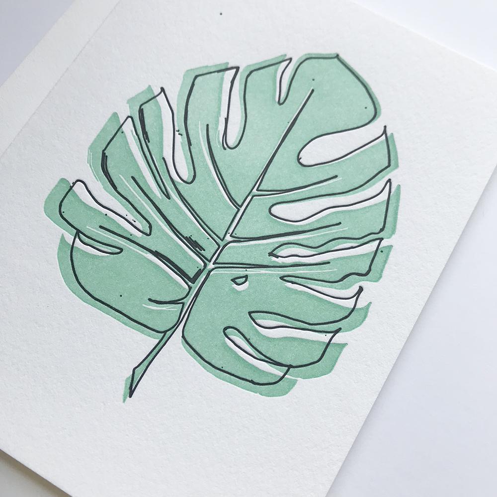 Monstera Card