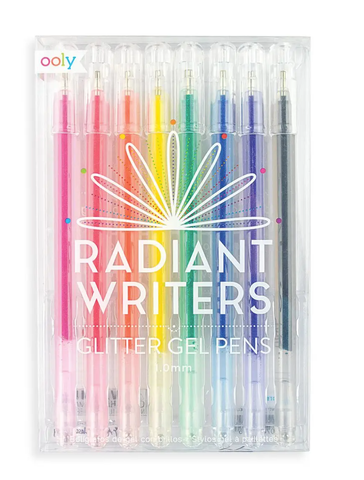 Radiant Writers Glitter Gel Pens 