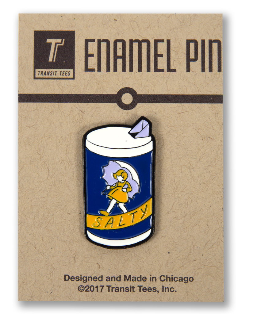 Salty Enamel Pin