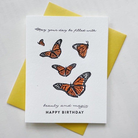 Magic Butterfly Birthday Card