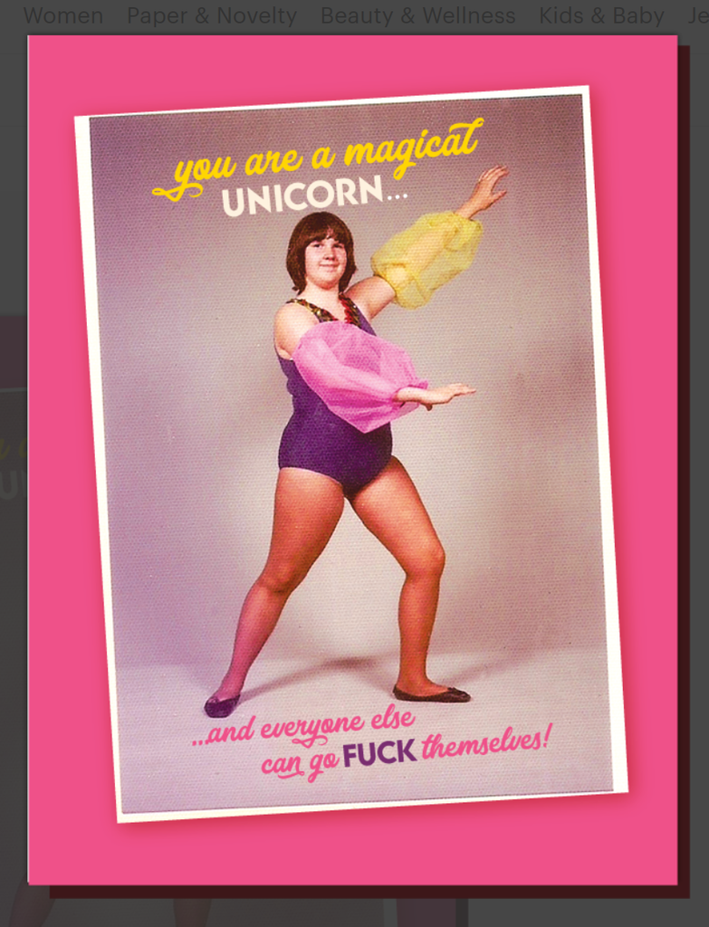 You Are A Magical Unicorn Card