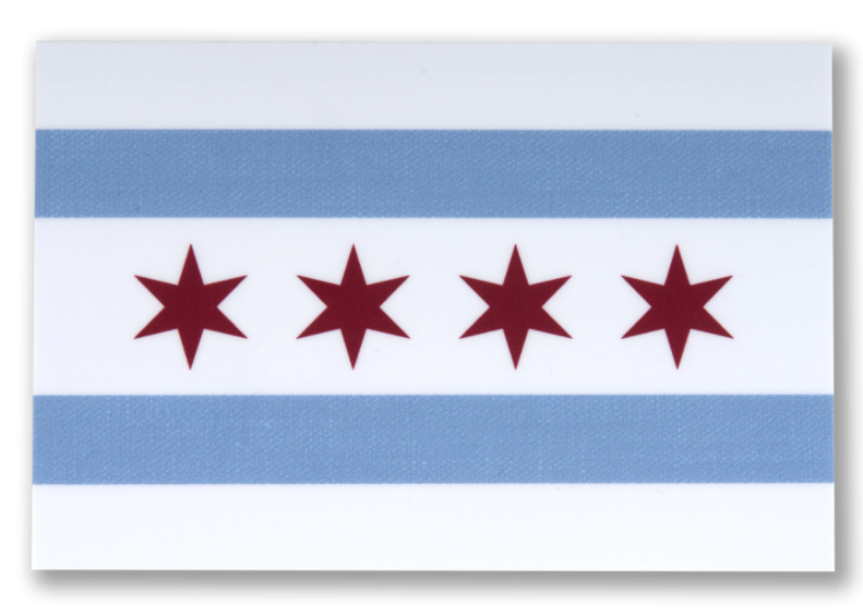Chicago Flag Sticker