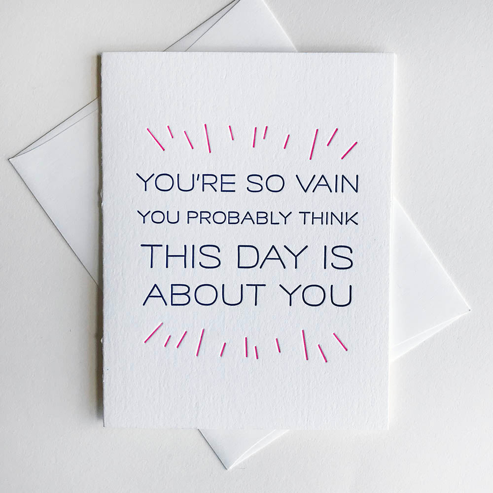 So Vain - Steel Petal Press