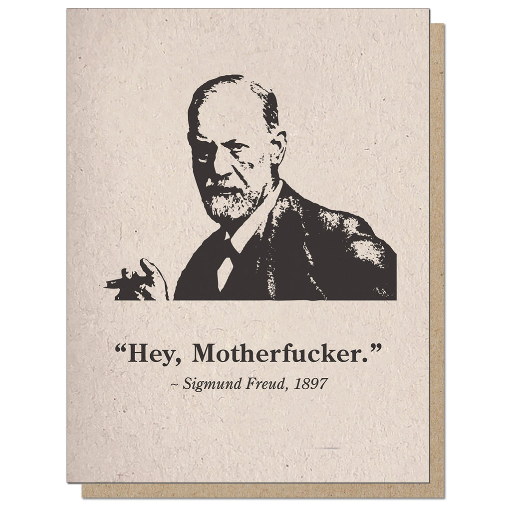 Freud Motherfucker Card
