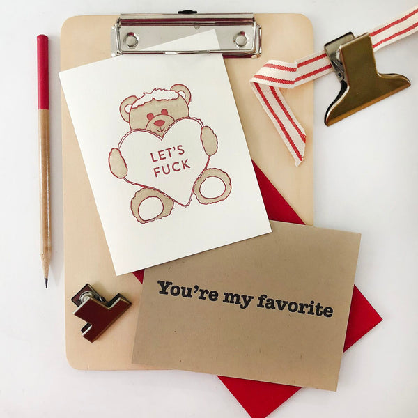 You're My Favorite Card - Steel Petal Press