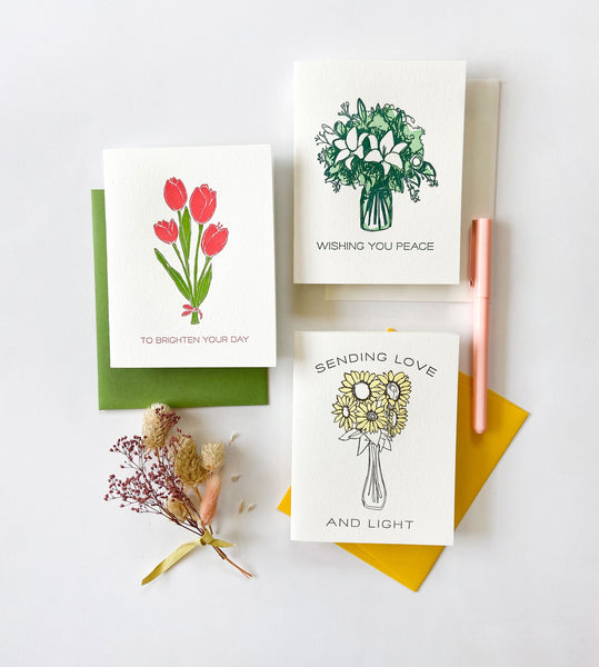 Love and Light Flowers - Steel Petal Press
