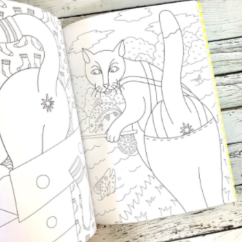 The Cat Butt Coloring and Activity Book - Steel Petal Press