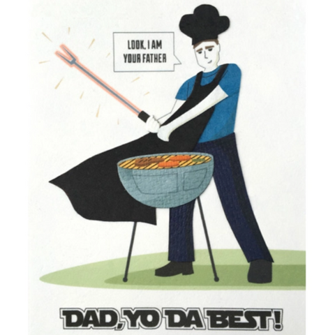 Dad You Da Best Grill Card