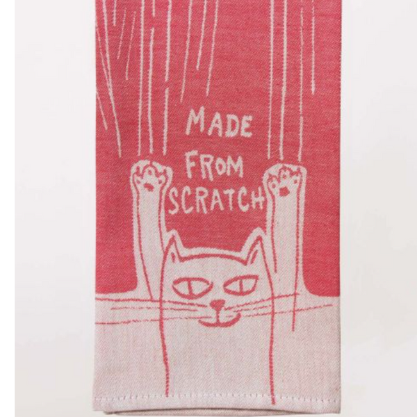 Cat Scratch Dish Towel 