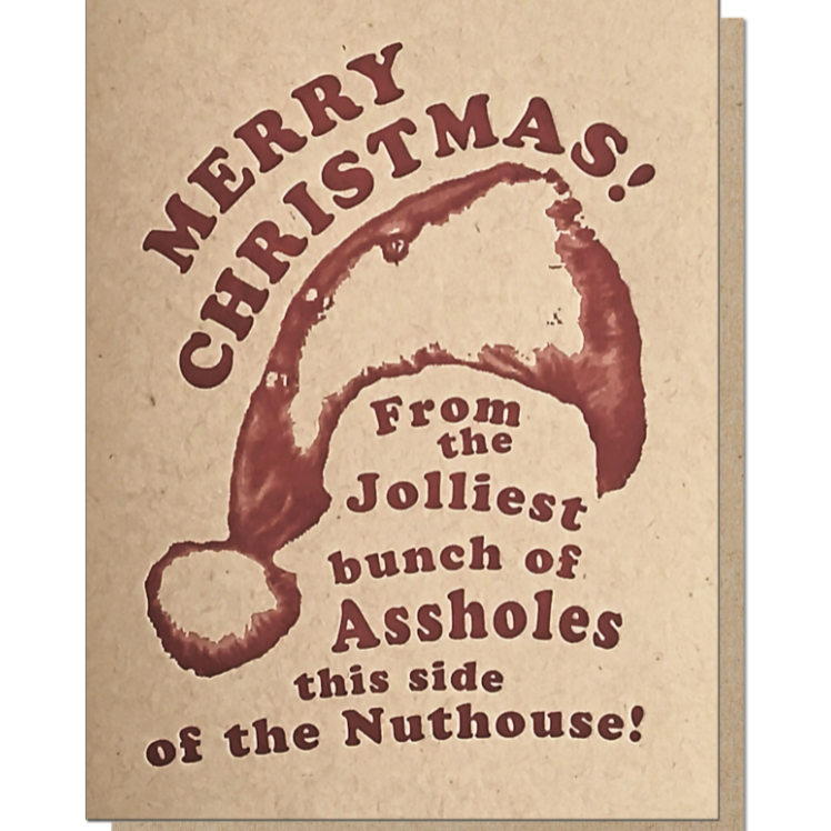 Jolliest Bunch of Assholes Christmas Card