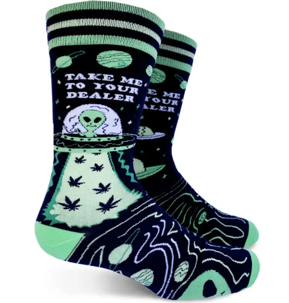Take Me To Your Dealer Socks