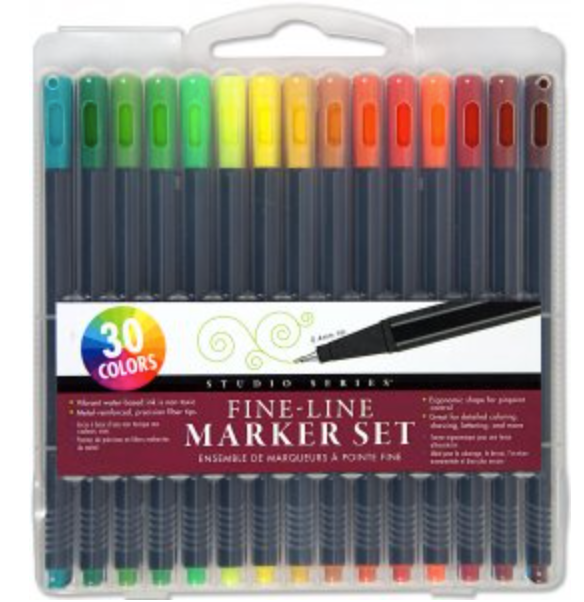 Fine Line Markers Set