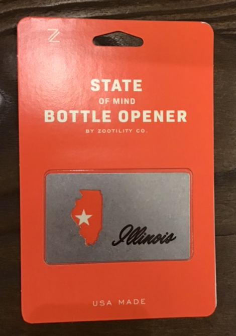Illinois Bottle Opener Card