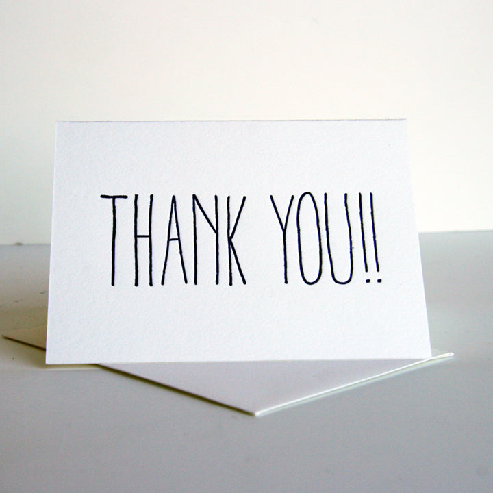 THANK YOU!! Card
