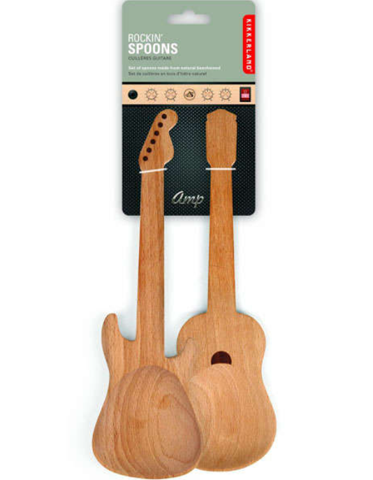 Rockin Guitar Serving Spoons