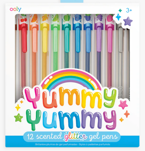 Yummy Yummy Scented Glitter Coloring Gel Pens