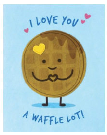 I Love You A Waffle Lot Card