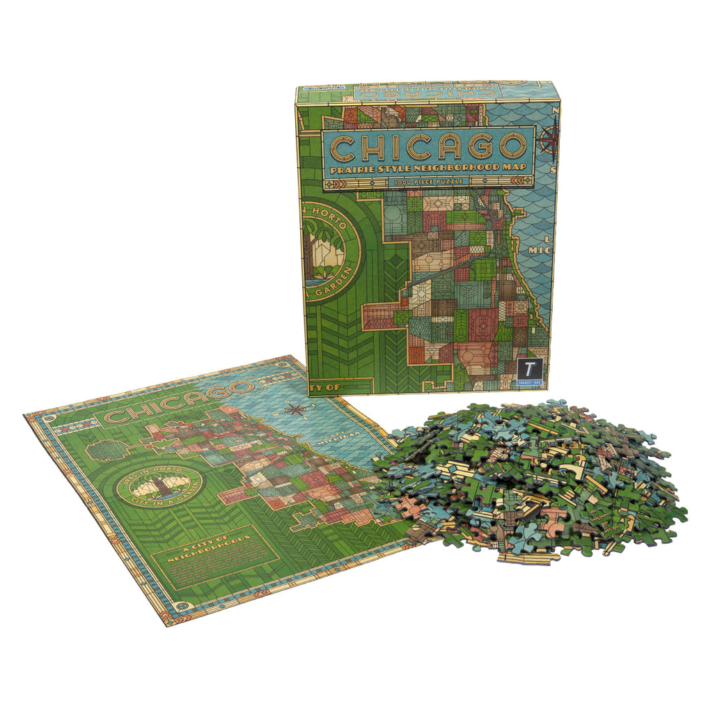 Chicago Prairie Map Puzzle 